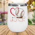 Baseball Nona Family Matching Cute Baseball Lover Wine Tumbler Baseball Nona Family Matching Cute Baseball Lover Wine Tumbler