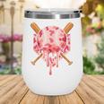 Baseball Pink Camo Ice Cream Youth Boys Girls Wine Tumbler
