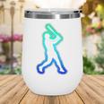 Baseball Player Graphic Wine Tumbler Baseball Player Graphic Wine Tumbler