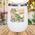 Boy Kid Ready To Crush 2nd Grade Dinosaur Back To School Wine Tumbler Boy Kid Ready To Crush 2nd Grade Dinosaur Back To School Wine Tumbler