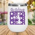Bulldogs Cheer Back To School Cheerleading Spirit P Wine Tumbler