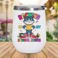 Cat Rocking In My School Shoes Back To School Kids Tee Wine Tumbler Cat Rocking In My School Shoes Back To School Kids Tee Wine Tumbler