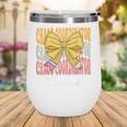 Chaos Coordinator Squad Groovy Coquette Bow Back To School Wine Tumbler