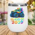 Class Of 2039 Monster Truck Kindergarten Back To School Boys Wine Tumbler
