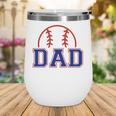Dad Of Rookie 1st Birthday Baseball Boy Family Matching Wine Tumbler Dad Of Rookie 1st Birthday Baseball Boy Family Matching Wine Tumbler