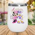 Disney Minnie & Daisy Back To School Best Friends BFFs Wine Tumbler