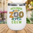 Fifth Grade Zoo Crew Wild Animal Safari Back To School Wine Tumbler