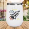 First Grade Back To School Space Rocket Astronaut Wine Tumbler
