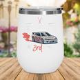 Full Throttle Into Third 3rd Grade Race Car Back To School Wine Tumbler
