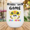 Game On 2nd Grade Cute Video Gamer Back To School 2026 Kids Wine Tumbler