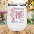 Girls Kindergarten Coquette Bow Pink Preppy Back To School Wine Tumbler Girls Kindergarten Coquette Bow Pink Preppy Back To School Wine Tumbler