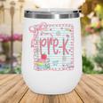 Girls Pre-K Coquette Bow Pink Preppy Back To School Wine Tumbler Girls Pre-K Coquette Bow Pink Preppy Back To School Wine Tumbler