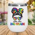 Girls Second Grade Back To School Cute Little Miss 2nd Grade Wine Tumbler Girls Second Grade Back To School Cute Little Miss 2nd Grade Wine Tumbler