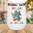 Hello 5th Grade Cute Dinosaur Back To School Boys Kids Girls Wine Tumbler Hello 5th Grade Cute Dinosaur Back To School Boys Kids Girls Wine Tumbler