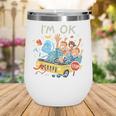 Humorous Graphic Art For School Bus Driver Back To School Wine Tumbler