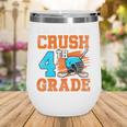 I'm Ready To Crush 4th Grade Hockey Kids Back To School Premium Tri-Blend Wine Tumbler