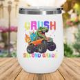 I'm Ready To Crush Second Grade Dinosaur Dino Back To School Wine Tumbler