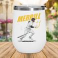 Jackson Merrill San Diego MLB Baseball Player MLBJME204M Wine Tumbler Jackson Merrill San Diego MLB Baseball Player MLBJME204M Wine Tumbler