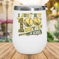 I Just Hit 100 Days Of School Baseball Teacher Boy Girl Kid Wine Tumbler
