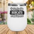 Leopard Bobcats School Spirit Fan Team Back To School Wine Tumbler Leopard Bobcats School Spirit Fan Team Back To School Wine Tumbler