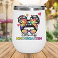Little Miss Kindergarten Back To School Kindergarten Girls Wine Tumbler