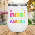 Little Miss Kindergarten Kids Girls Pencil Back To School Wine Tumbler
