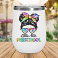 Little Miss Preschool First Day Back To School Girls Kids Wine Tumbler