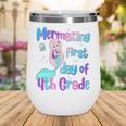 Mermazing First Day Of Fourth Grade Back To School Mermaid Premium Tri-Blend Wine Tumbler