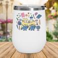 Minions Back To School Sketched Wine Tumbler Minions Back To School Sketched Wine Tumbler
