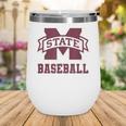 Mississippi State Baseball Bulldogs NCAA MS16 Wine Tumbler Mississippi State Baseball Bulldogs NCAA MS16 Wine Tumbler