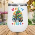 Monster Truck Dinosaur Boys Back To School Crush Pre-k Kids Wine Tumbler