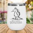 Naive Horse Doodle Back To School Gallop Homework Art Wine Tumbler Naive Horse Doodle Back To School Gallop Homework Art Wine Tumbler