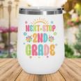 Next Stop 2nd Grade Groovy Retro Second Grade Back To School Wine Tumbler