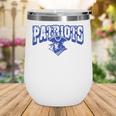 Patriots Back To School Spirit B Wine Tumbler Patriots Back To School Spirit B Wine Tumbler
