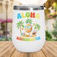 Pinapple Beach Back To School Day Aloha Kindergarten Wine Tumbler Pinapple Beach Back To School Day Aloha Kindergarten Wine Tumbler