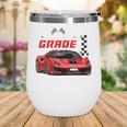 Racing Into 1st Grade Race Car Back To School Boys Wine Tumbler