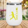 Ready To Crush Fourth Grade Softball USA Flag Back To School Wine Tumbler
