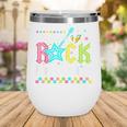 Ready To Rock First Grade Back To School 1st Grade Boys Kids Wine Tumbler Ready To Rock First Grade Back To School 1st Grade Boys Kids Wine Tumbler