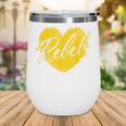 Rebels Heart Back To School Spirit GY Wine Tumbler Rebels Heart Back To School Spirit GY Wine Tumbler