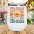 Retro 3rd Grade Daisy Colorful Back To School Third Grade Wine Tumbler Retro 3rd Grade Daisy Colorful Back To School Third Grade Wine Tumbler