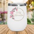 Retro Floral Early Intervention Specialist Back To School Wine Tumbler Retro Floral Early Intervention Specialist Back To School Wine Tumbler