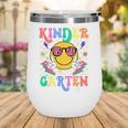 Retro Groovy Kinder Garten Vibes Smile Team Back To School Wine Tumbler Retro Groovy Kinder Garten Vibes Smile Team Back To School Wine Tumbler