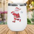 Santa Baseball Christmas Pajamas Xmas Men Kids Boys Wine Tumbler Santa Baseball Christmas Pajamas Xmas Men Kids Boys Wine Tumbler