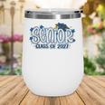 Senior 2027 Blue Girls Class Of 27 Back To School Wine Tumbler Senior 2027 Blue Girls Class Of 27 Back To School Wine Tumbler