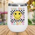 Third Grade Vibes Groovy Smile Face Back To School Girl Kid Wine Tumbler Third Grade Vibes Groovy Smile Face Back To School Girl Kid Wine Tumbler