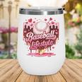 Valentine Baseball Lifestyle Home Plate Ice-Cream Drip Boys Wine Tumbler Valentine Baseball Lifestyle Home Plate Ice-Cream Drip Boys Wine Tumbler