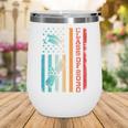 Vintage Class Of 2030 Graduation Back To School USA Flag Wine Tumbler Vintage Class Of 2030 Graduation Back To School USA Flag Wine Tumbler