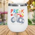 Watch Out Pre-K Here I Come Monster Truck Back To School Wine Tumbler