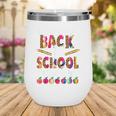 Welcome Back To School Lunch Lady Leopard On First Day Of School Wine Tumbler Welcome Back To School Lunch Lady Leopard On First Day Of School Wine Tumbler