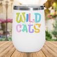 Wildcats School Spirit Groovy Back To School Girls Wine Tumbler Wildcats School Spirit Groovy Back To School Girls Wine Tumbler